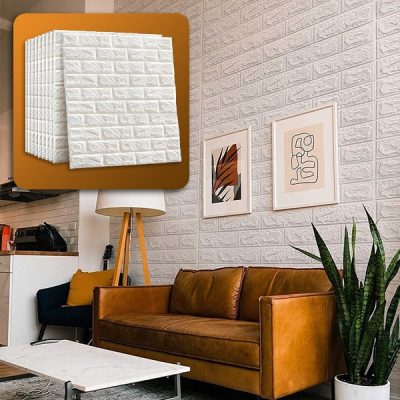 (5 komada) Samolepljiva tapeta sa motivom 3D cigle | BRICKSBY