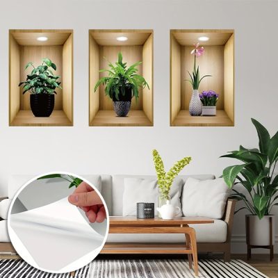3D zidna nalepnica (3 dela) | VASUART